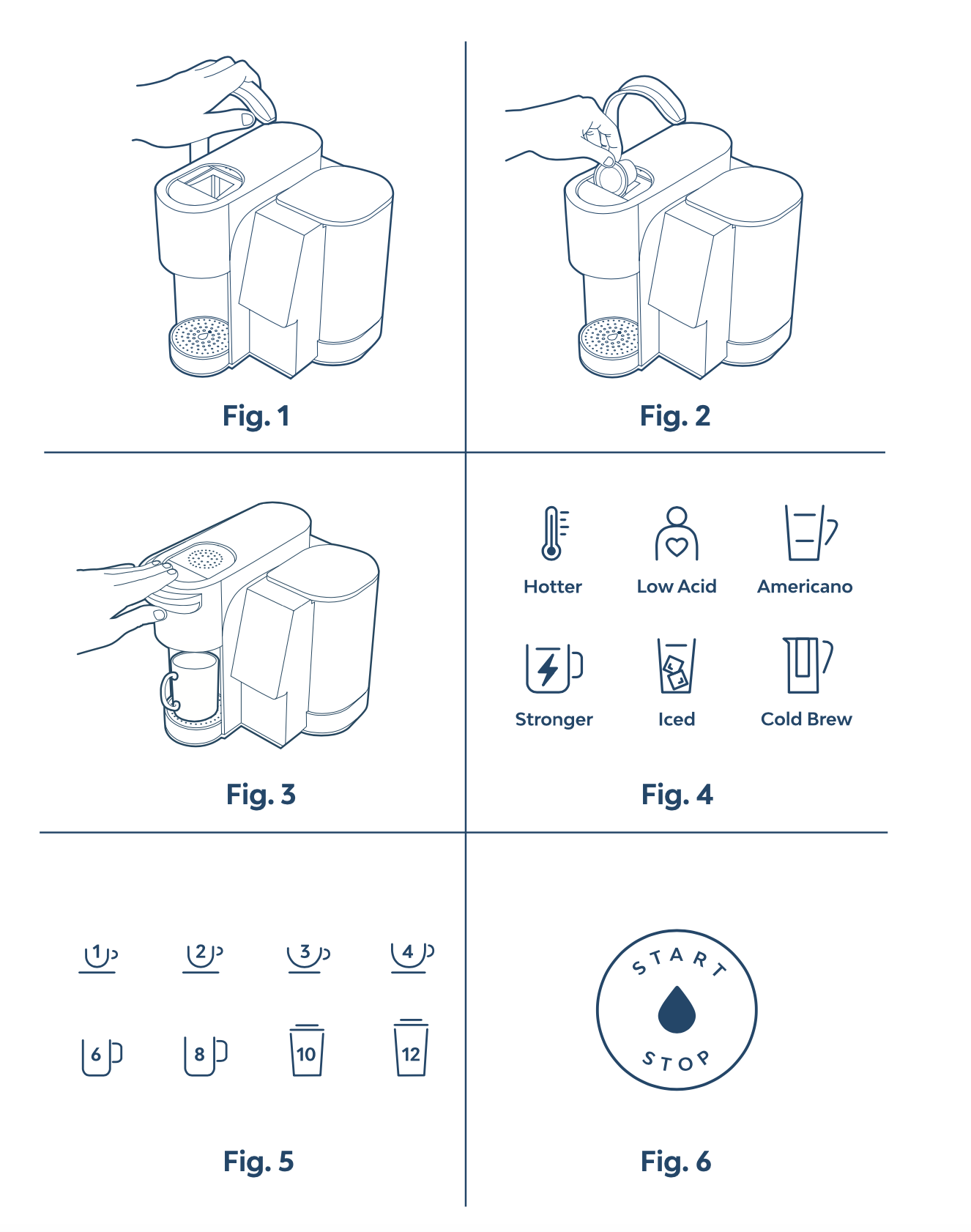 BRUVI BV-01 COFFEE BREWER (Missing Water Tank Lid and Spill Reservoir)